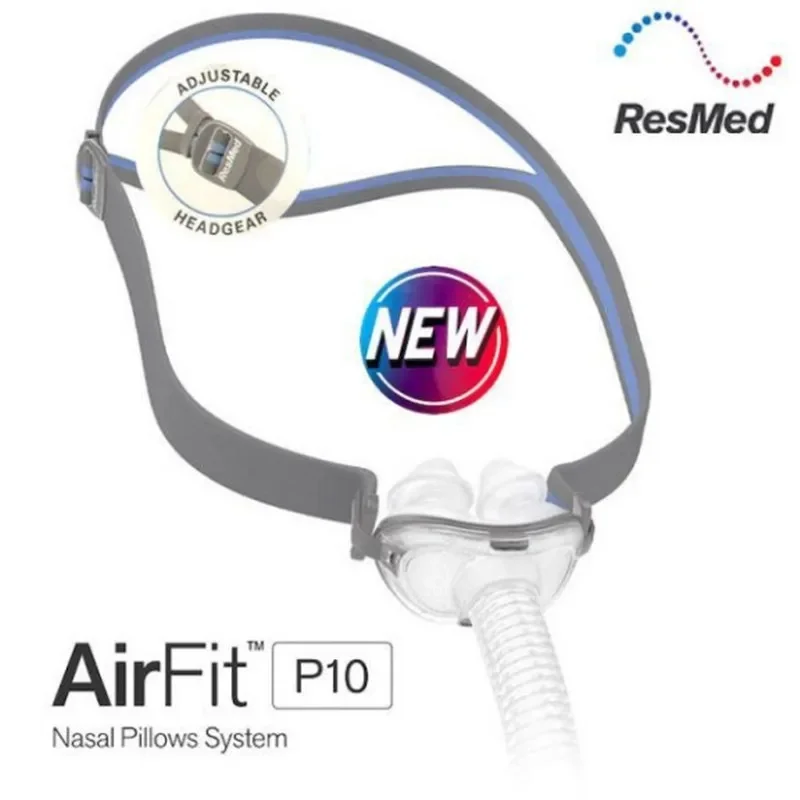 Resmed Airfit P10 Nasal Pillow Mask CPAP Mask Anti Snoring and Sleep Apnea  SML Cushions All Included