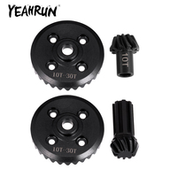 YEAHRUN 40CR Steel Helical Bevel 10T+30T Front Rear Axle Gear for MJX 14210 14209 16208 1/14 RC Car Drift Truck Upgrade Parts