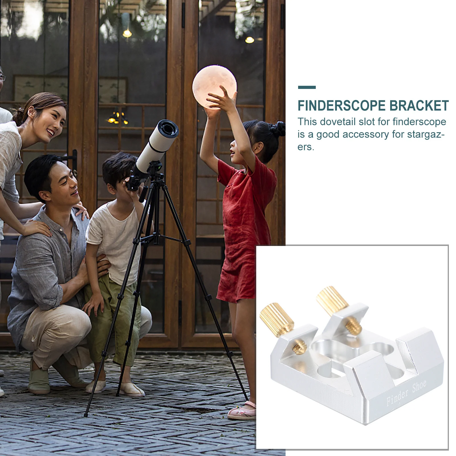 

Telescope Base Dovetail Bracket Aluminium Alloy Slot for Mounted Plate Groove The Cross Mounting