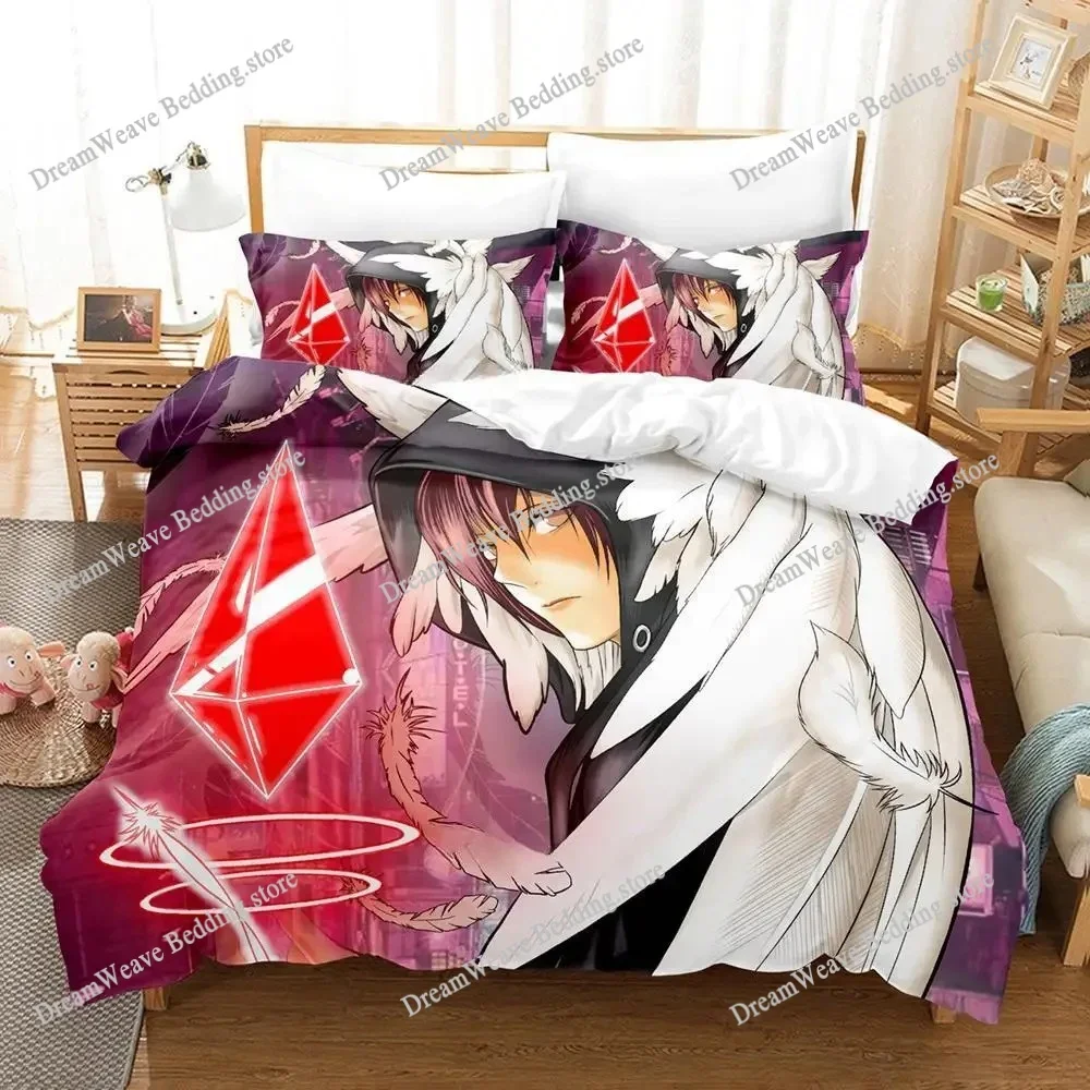 

New Platinum End Bedding Set Single Twin Full Queen King Size Bed Set Adult Kid Bedroom Duvet Cover Sets 3D Anime Bed Sheet Set7