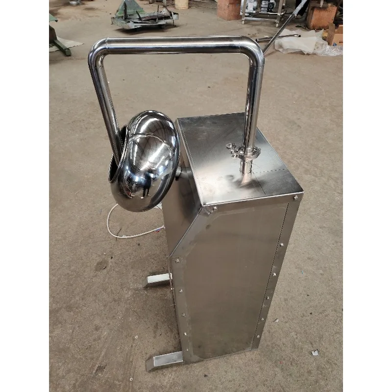 New Design 304 Stainless Steel Gummy Sugar Coating Covering Pan Machine with air Blowing System