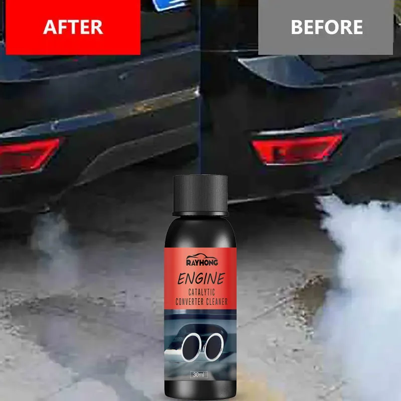 Car Catalytic Converter Cleaner Universal Gasoline Car Catalyst Engine Booster Cleaner Automotive Three-way Catalytic Converter