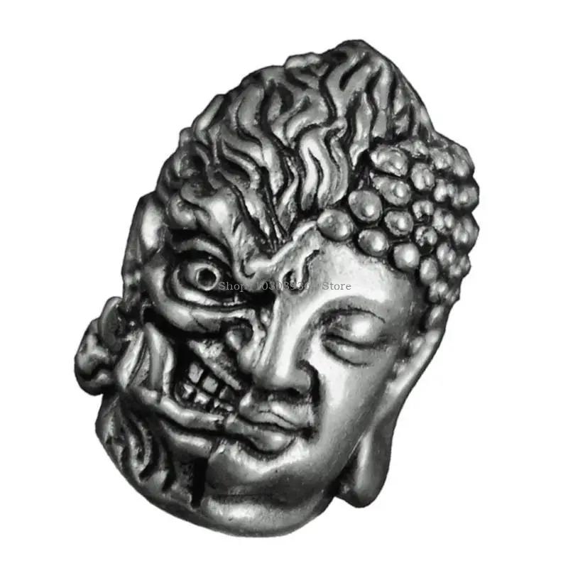 

Carved Paracord Beads Demons Buddas Metal Pendant For Handcraft Charm Accessories
