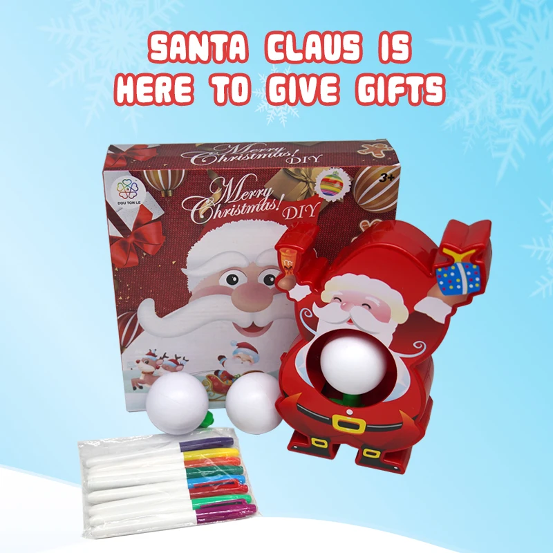 Kerstboom Decoraties Diy Speelgoed Voor Kinderen, Roterende Graffiti, Met 8 Markers Van Verschillende Kleuren, Creatief Speelgoed, Vakantie Spel