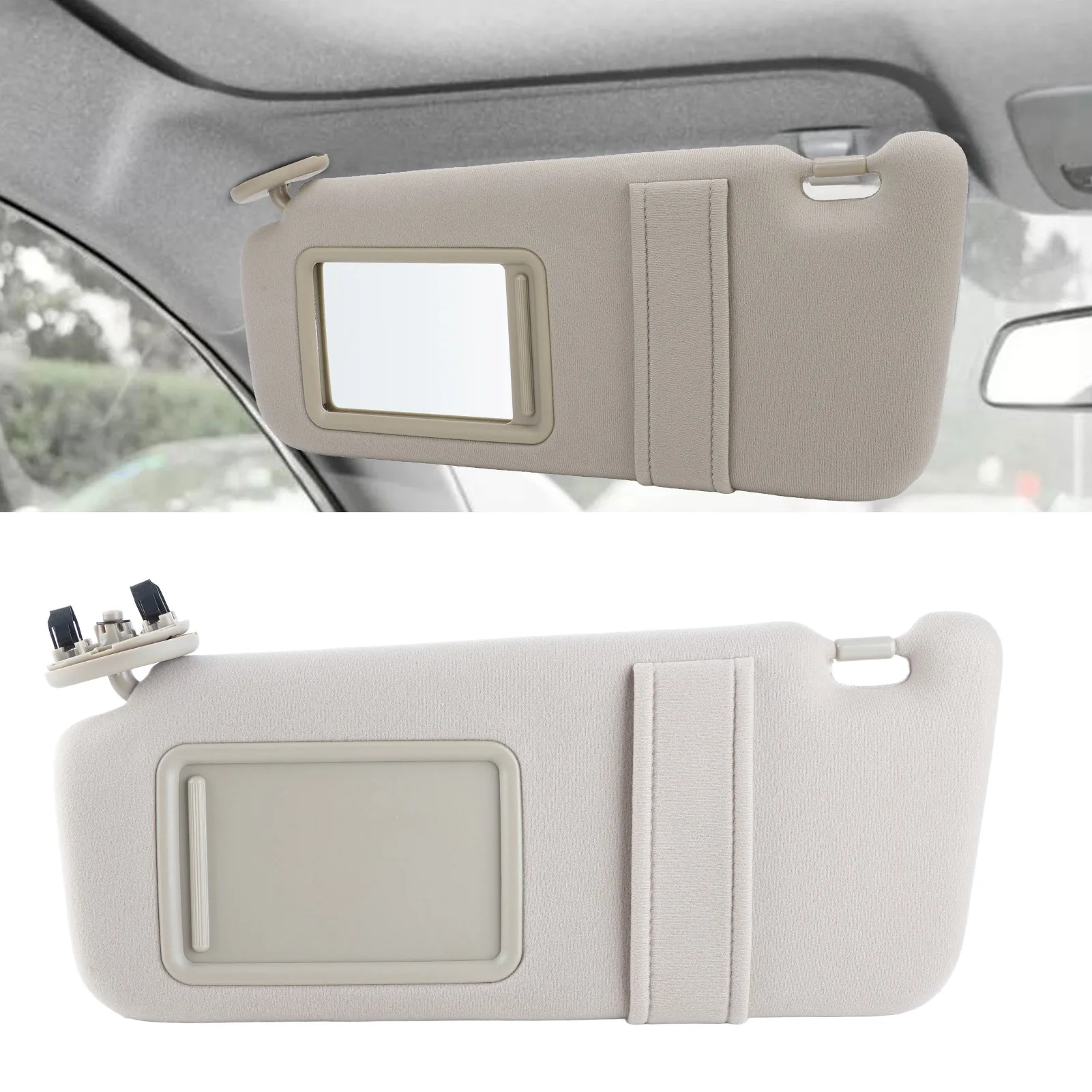 Front Left Driver Side Sun Visor UV Blocking Improve Visual Comfort Elegant 74320 06780 B0 for Toyota Camry 2007 2008 to 2011