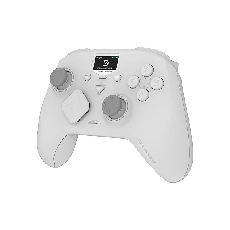 Wireless Game Controller with LCD Screen and Hall Effect Triggers