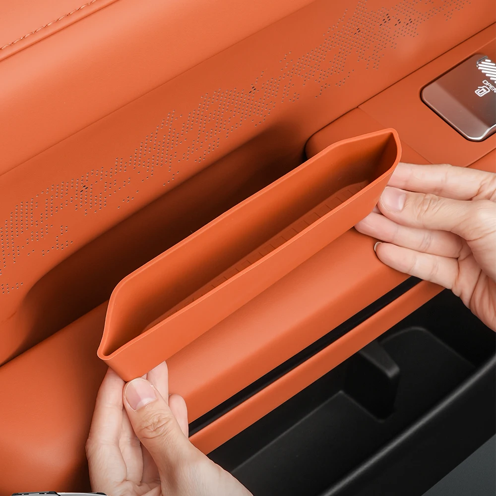 For Jetour G700 Door Handle Groove Silicone Pad Door Storage Box Anti-skid Pad Interior Modification