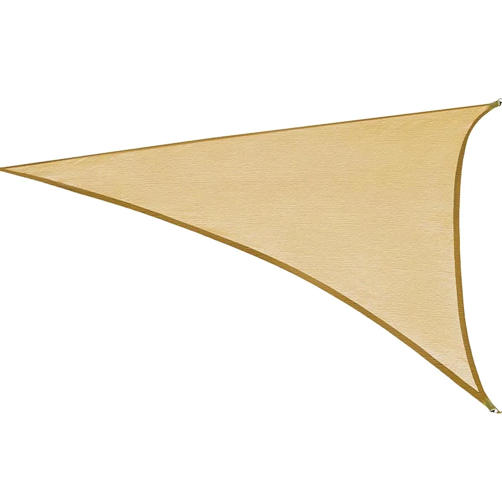 

Triangle Sun Shade Sail Outdoor Canvas Hanging Patio Pool Durable Stainless Steel D Rings Mold Season