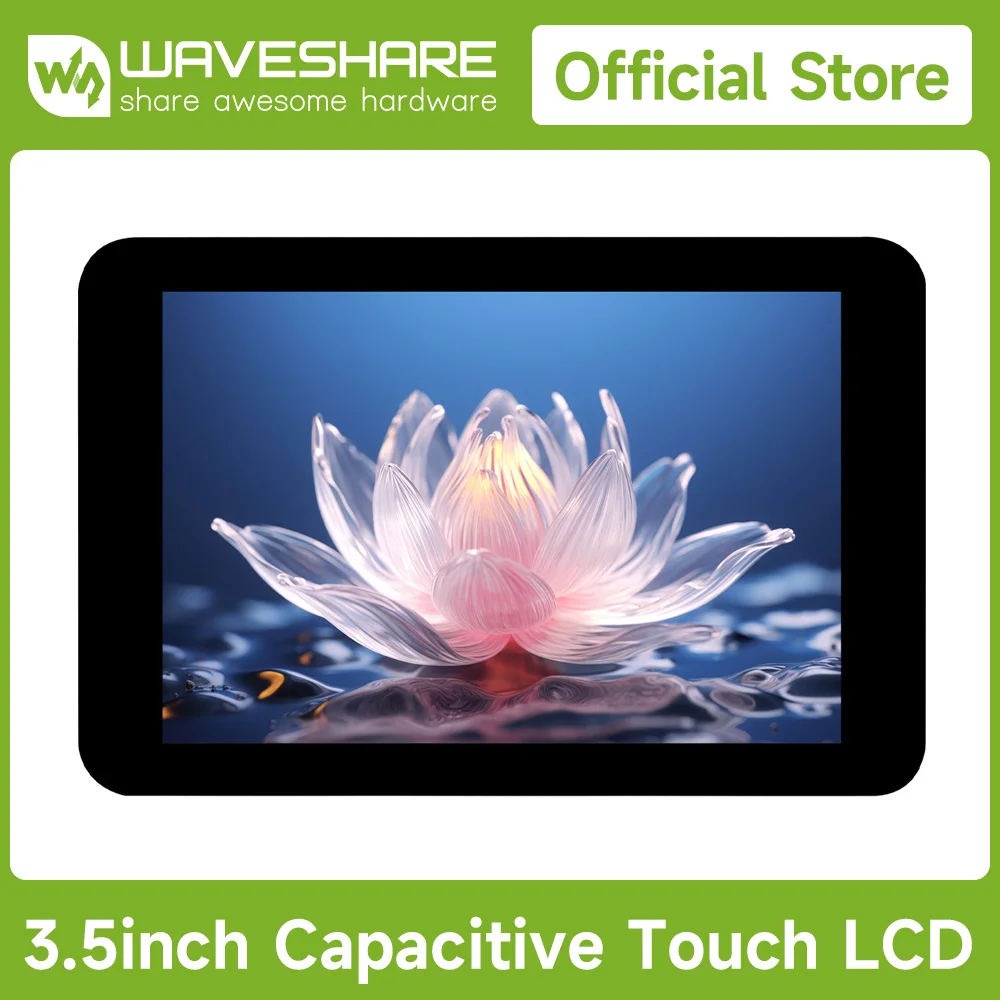 

Waveshare 3.5inch Capacitive Touch Display Module, 320×480 Resolution, Embedded with ST7796S Display Driver