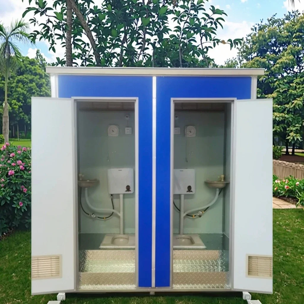 2026 Compact Lightweight Portable House Waterproof Basin Shower Room for Temporary Events Park Bathroom Villa Workshop Warehouse