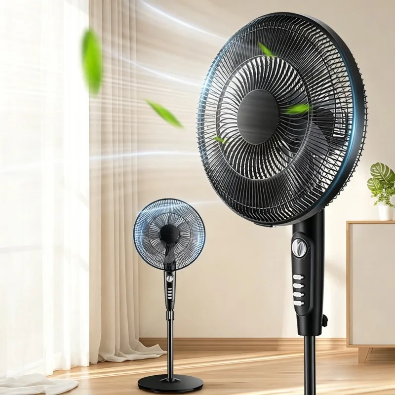 Household Floor Fan Vertical, Quiet, Energy-Efficient, High-Power Fan with Natural Air Circulation