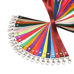 20Pcs Safety Hanging Neck Strap Keychain Lanyard Neck Strap Phone Lanyard For Mobile Phone ID Name Badge Holder Key Ring