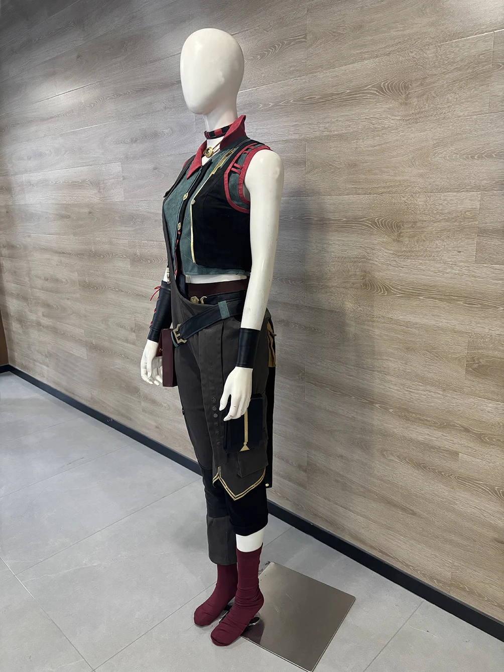 Game Arcane Jinx Cosplay Older Powder Cosplay Costume LOL Disguise Outfits Jacket Battle Coat Dress