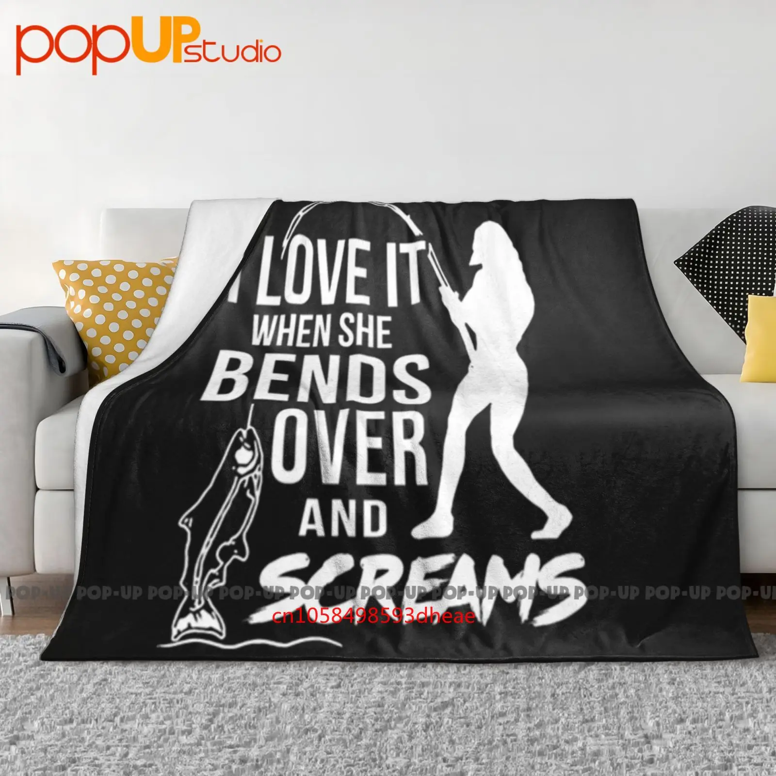 Me encanta cuando ella se dobla y gritos, manta ultrasuave, edredón, funda de sofá de invierno, fundas de cama