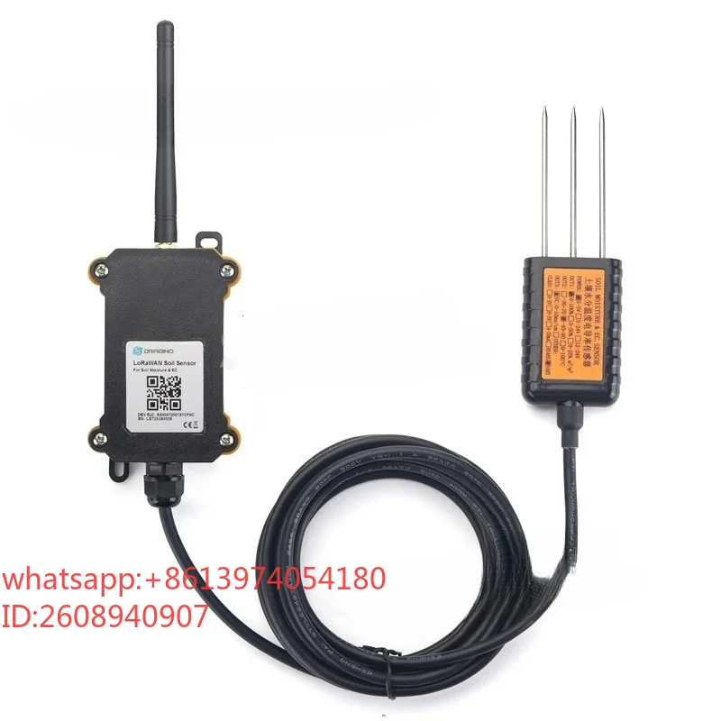 Suitable for LoRaWAN Soil Sensor for Smart Agriculture | Monitors Moisture, Temperature & Conductivity (EC)
