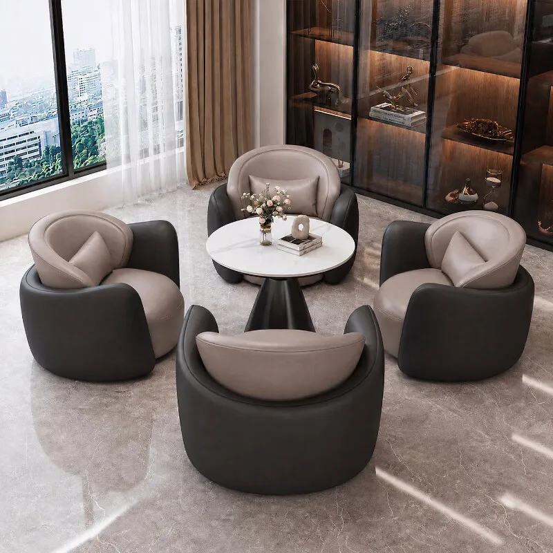 Luxury Hotel Lobby Single Sofa Chair Modern Design for Apartment and Business Reception Use