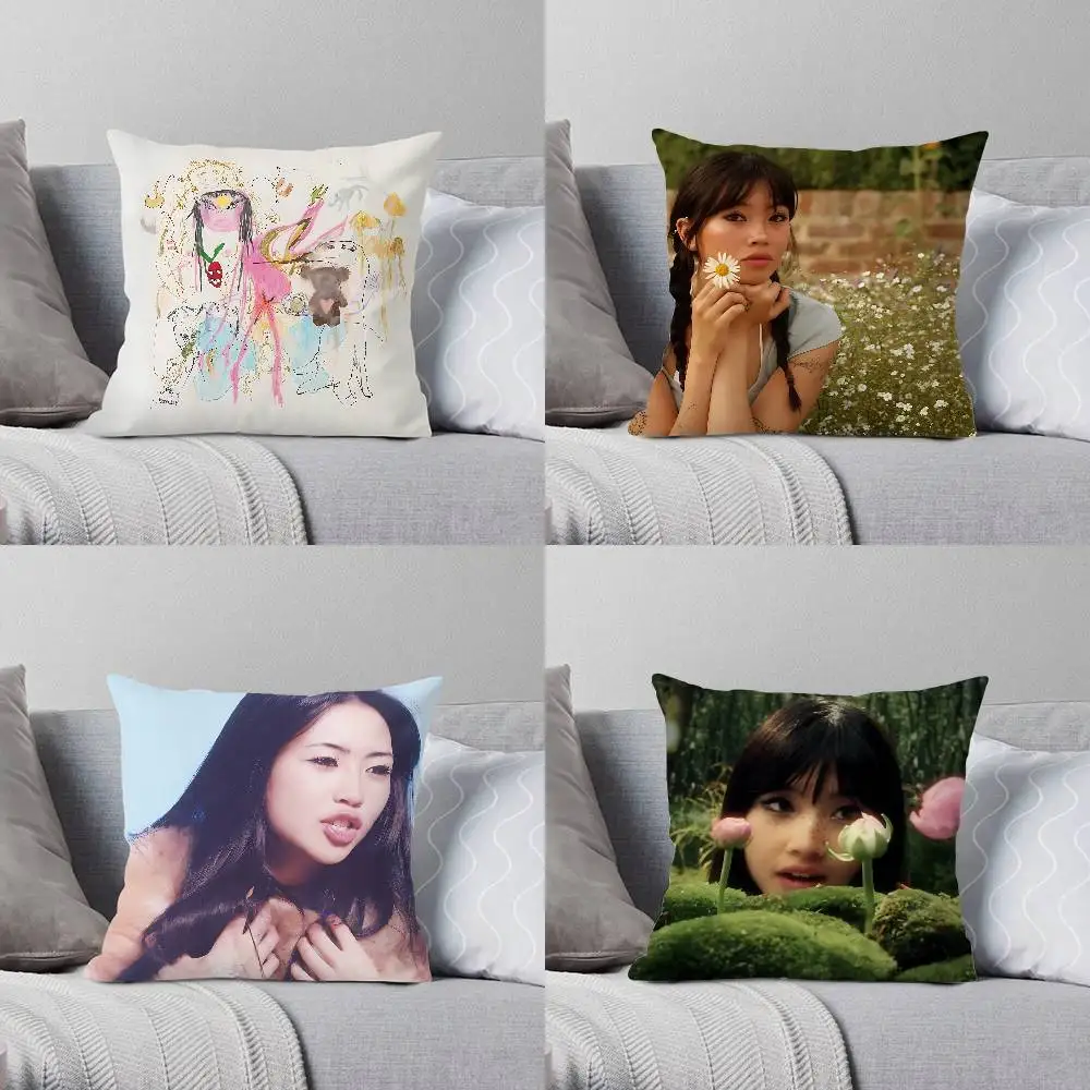 

I Love My Girlfriend B-Beabadoobee Customizable Square Pillowcases, Stylish And Soft, Perfect For Beds, Cars, And Sofas.