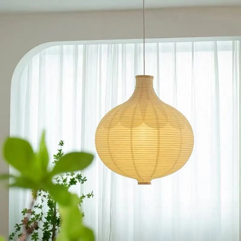 

Medieval Creative Xuan Paper Pendant Light Used for Living Room Bedroom Tea Room Chandelier Indoor Lighting Hanging Luminaires