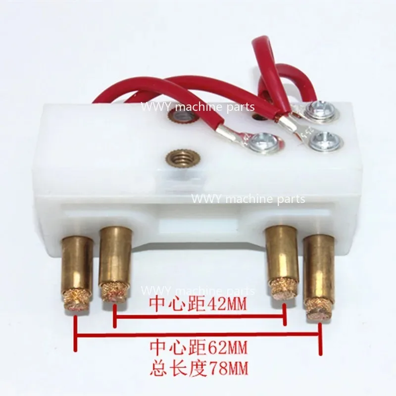 Suitable for 1 Four Head Electric Carbon Brush X62W/X52K53K Milling Machine Dual Ring Copper Electromagnetic Clutch 8/6mm