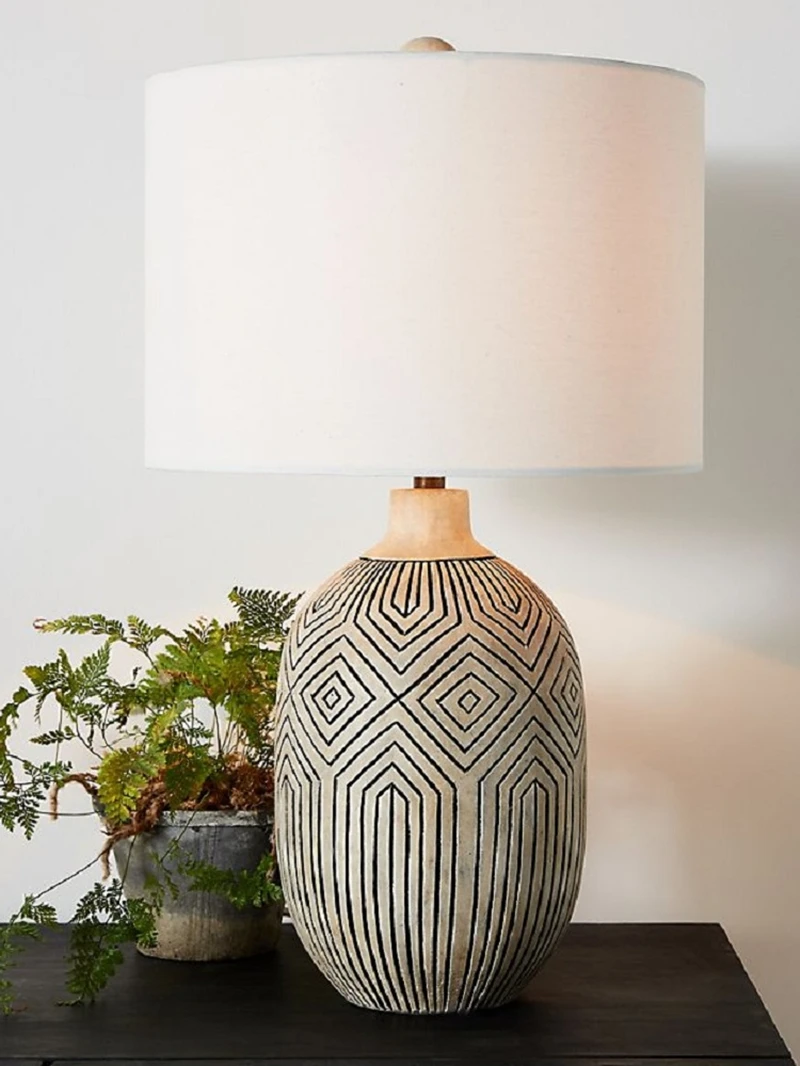 

Новая богемная антикварная резная настольная лампа ваби-саби для гостиной, кабинета, спальни, прикроватная тумбочка, креативная теплая антикварная настольная лампа ручной работы ваби-саби