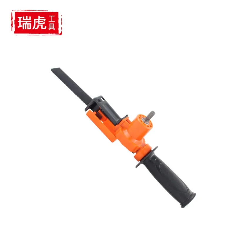 Electric drill modification, electric saw, woodworking cutting, electric reciprocating saw, horse knife saw, curve saw, converte