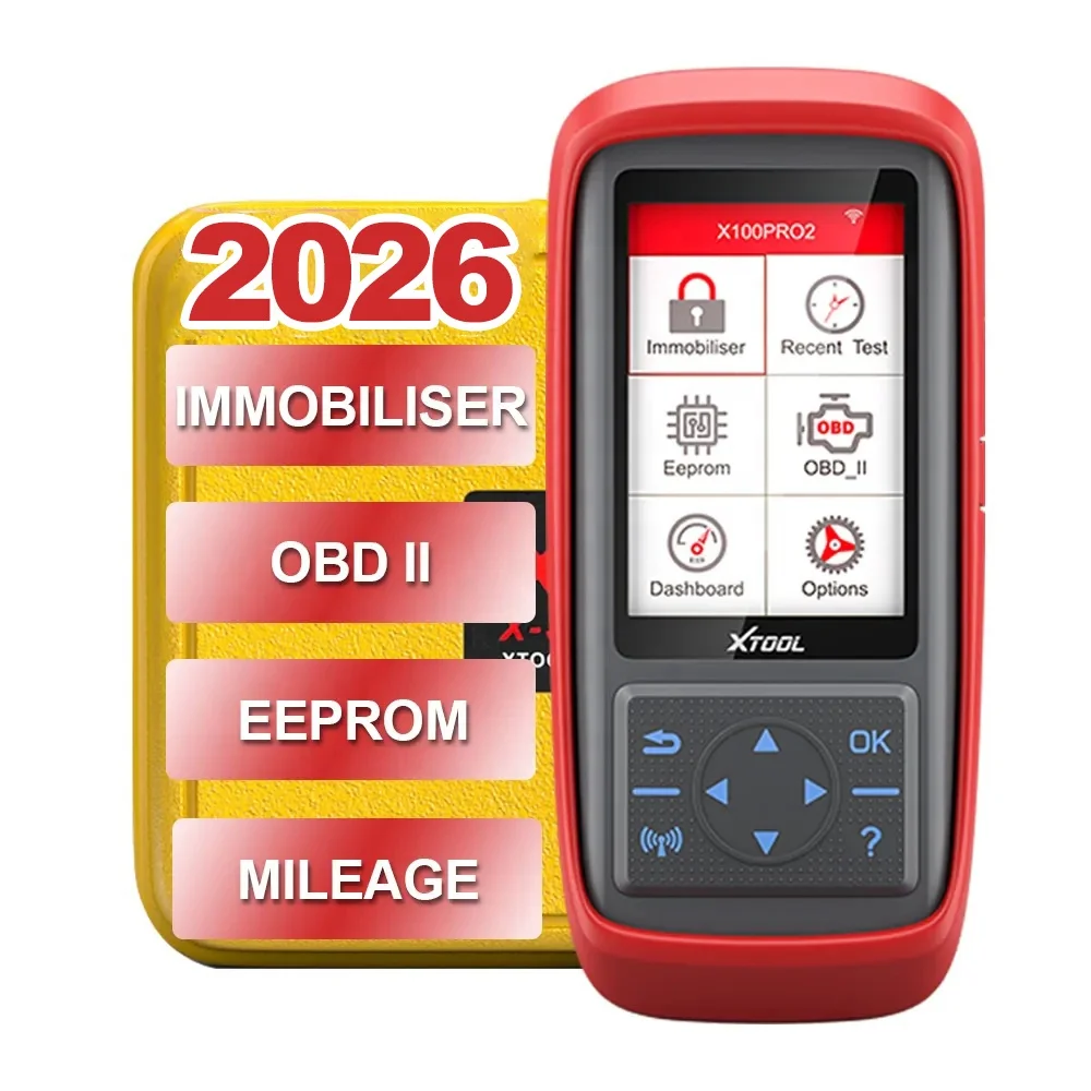 2027 X100 Pro2 Free Update 2 Scanner FOB Key Programming Machine Immobilizer Pin Code Reader Automotive Locksmith Tools