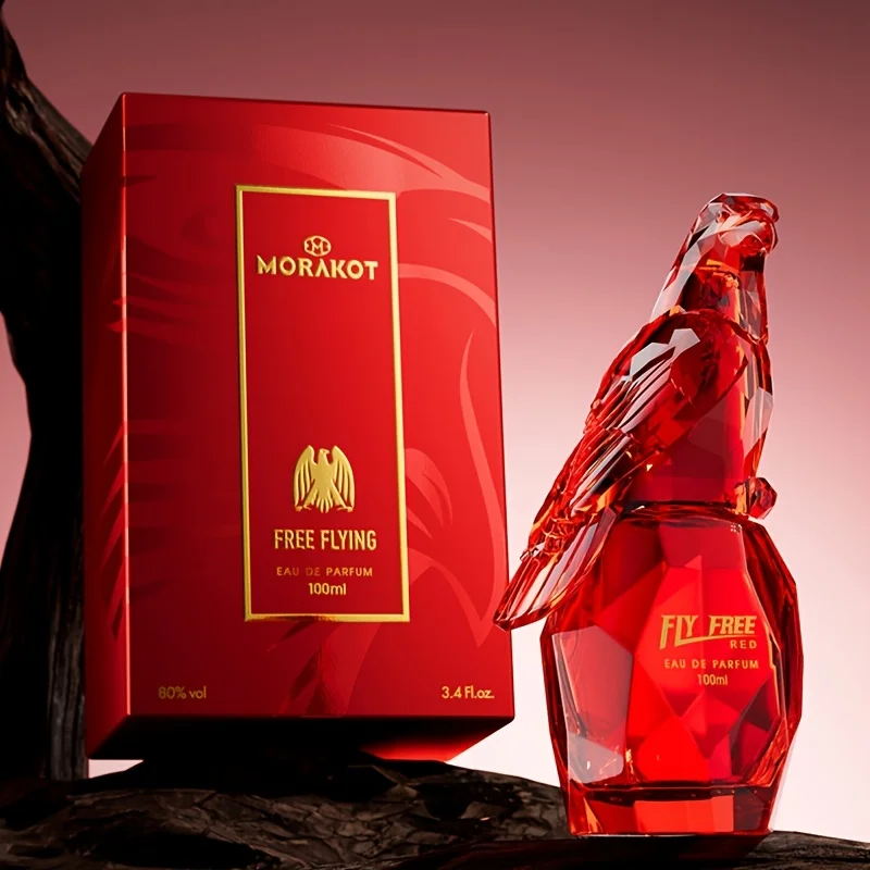 

Classic Perfume Red Eau De Parfum Crimson Crystal Avian Sculpted Opulent Vibrant Long Lasting Luxury Fragrance Spray Perfumes