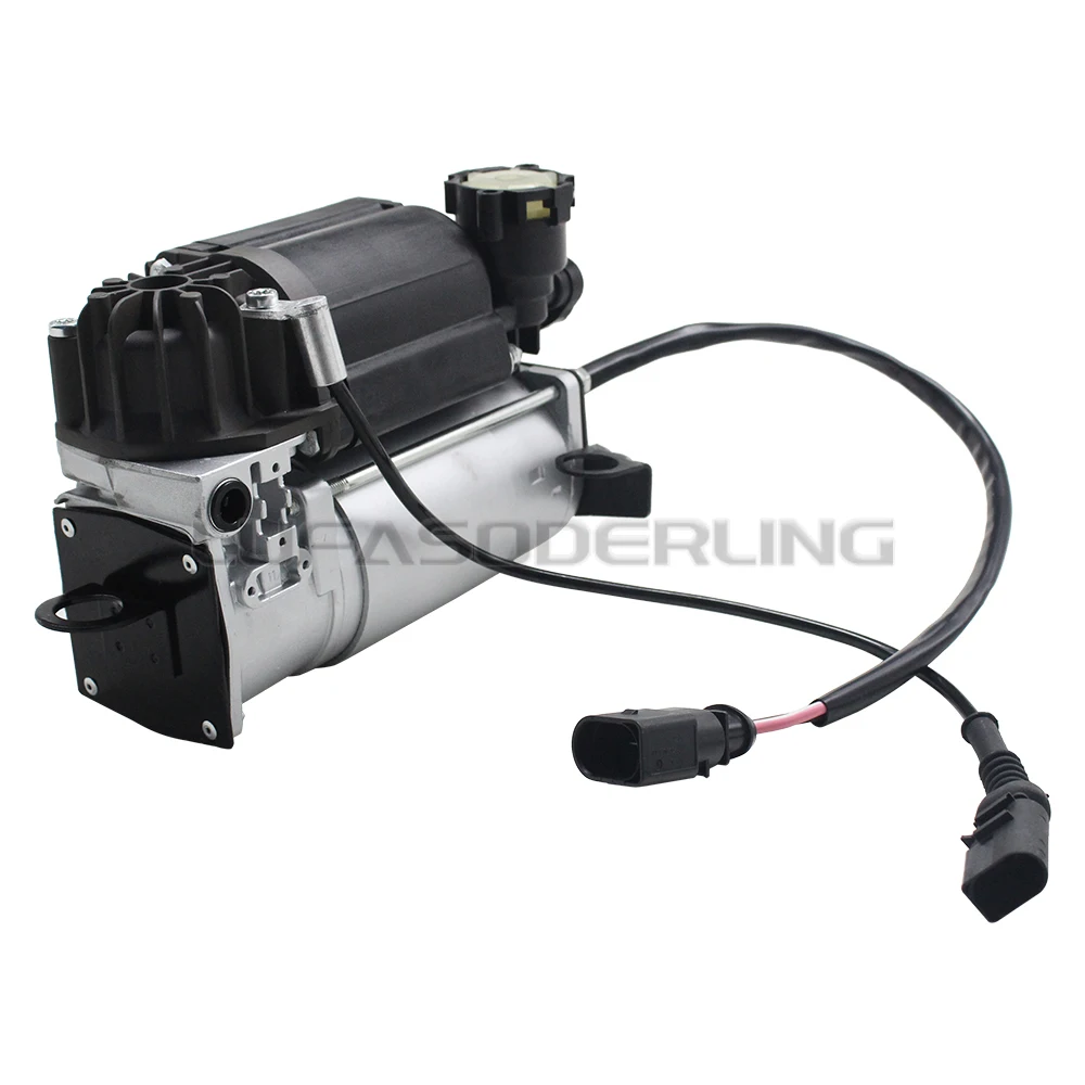 1x Air Compressor Pump With Temperature Control Cable For Audi A6 C5 4B Allroad 4Z7616007A Air Suspension Car Accessories