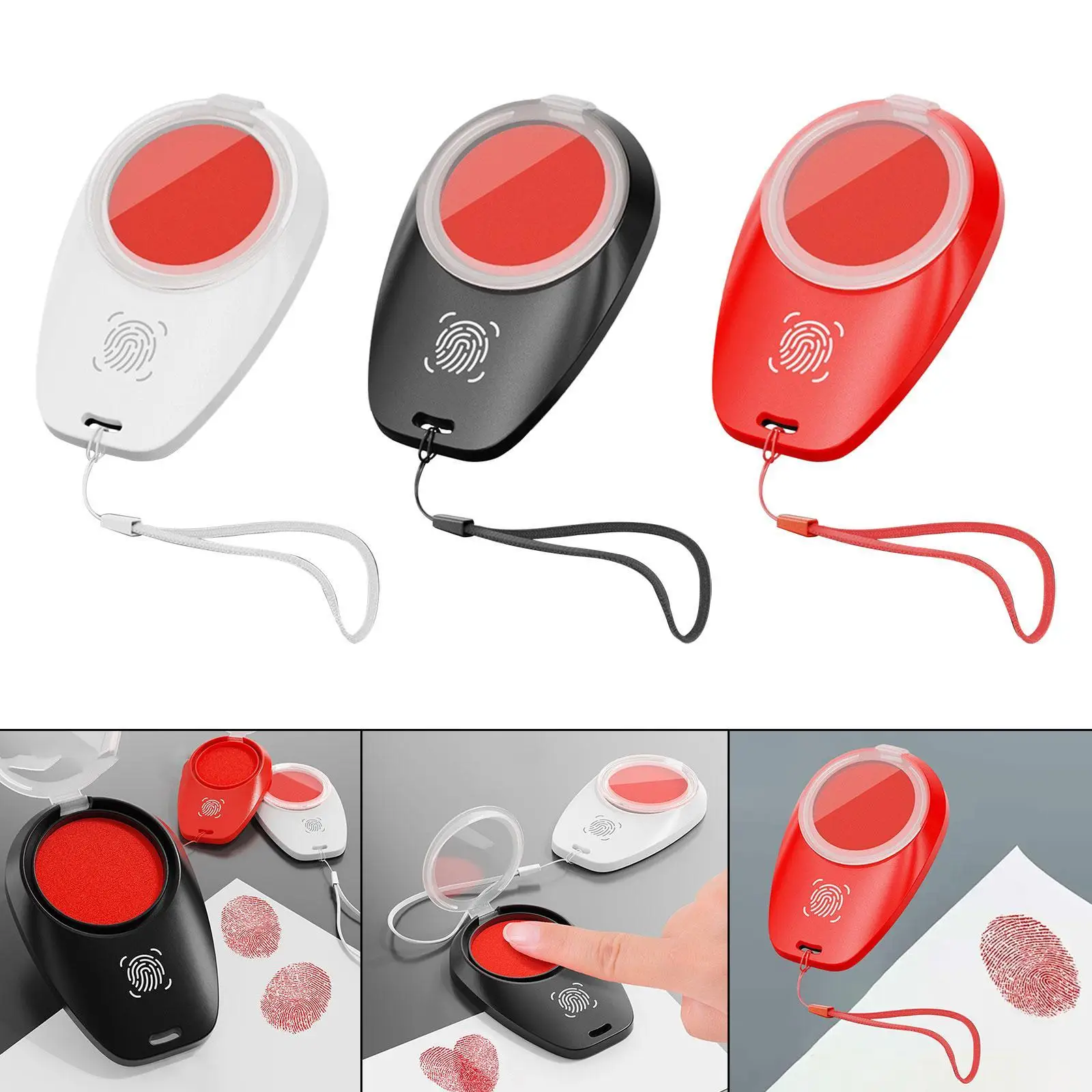 وسادة حبر بصمة الإصبع، وسادة حبر سريعة الجفاف لمستلزمات Notary DIY #4