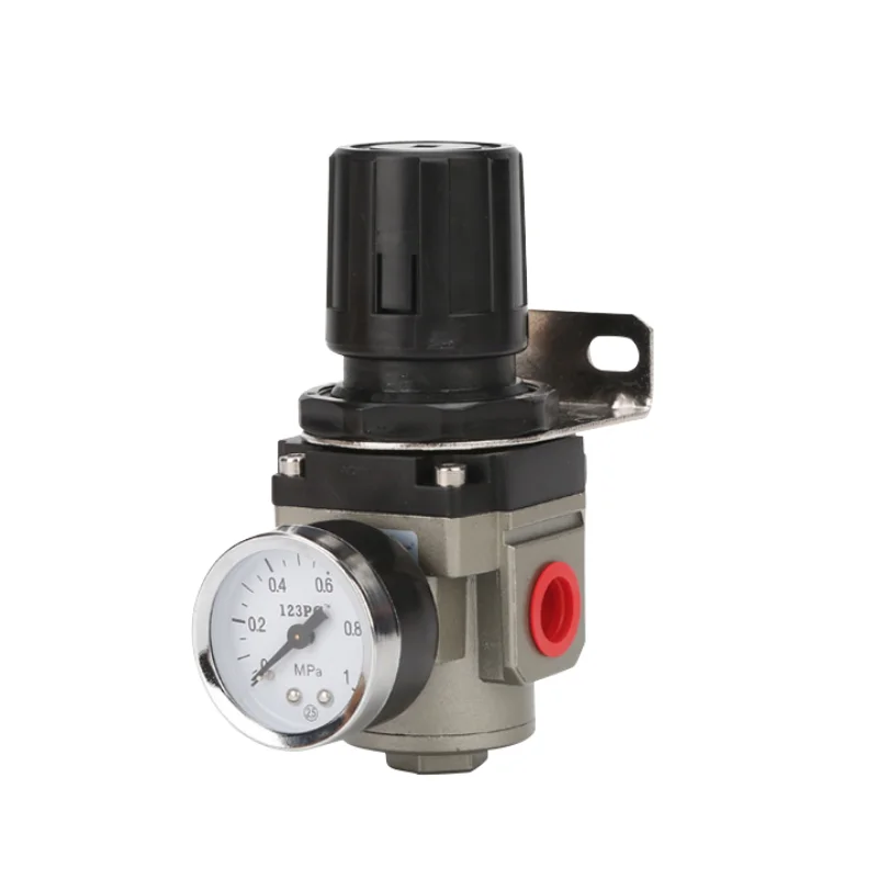 

Pneumatic Filter AR2000-02 G1/4'' Control Compressor Pump Gas Regulating Regulator Treatment Unitswith Gauge Adjustable