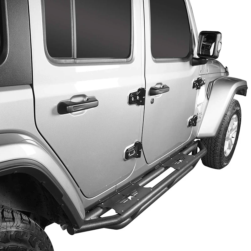 Sleek Design Durable Carbon Steel Material Heavy-Duty Build Side Steps Running Boards for Wrangler JL/JT 2018-2023