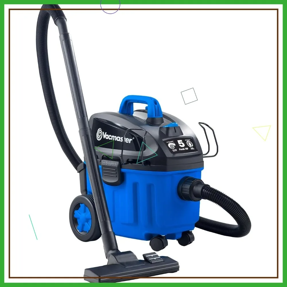 

4 Gallon 5 Peak HP Wet/Dry Vacuum with 2-Stage Motor, 25-Ft Reach, Blue