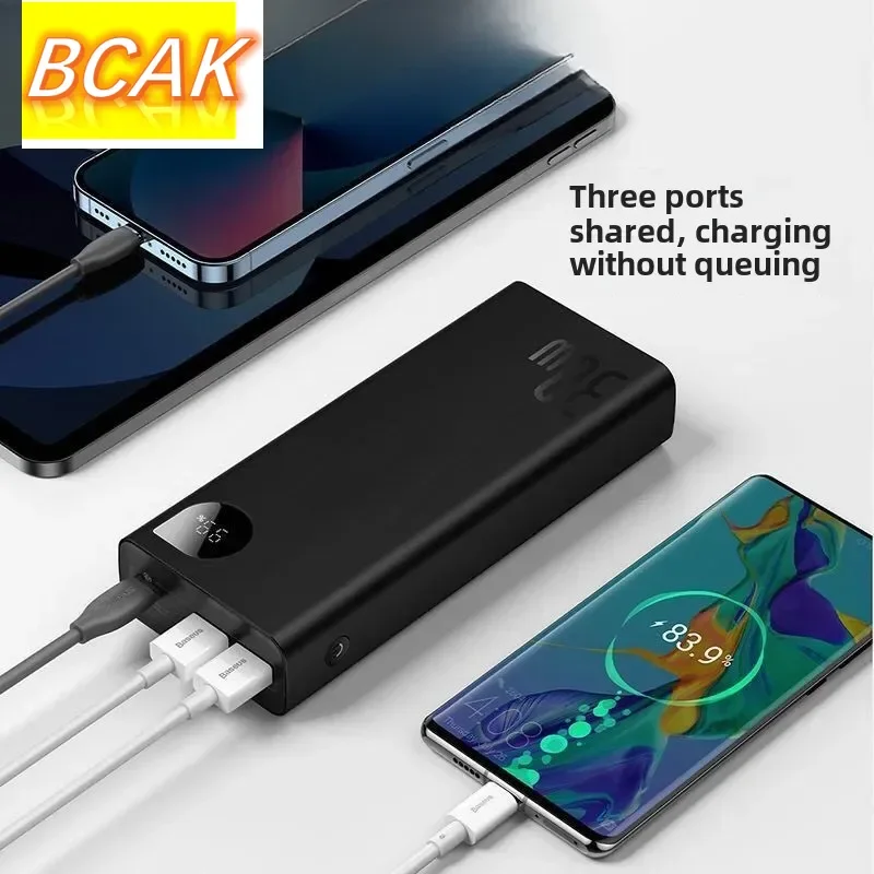 Universal 10000Mah 20000mah Power Bank 22.5W Mobile Phone PD Fast Charging BCAK Portable Mobile Power Supply