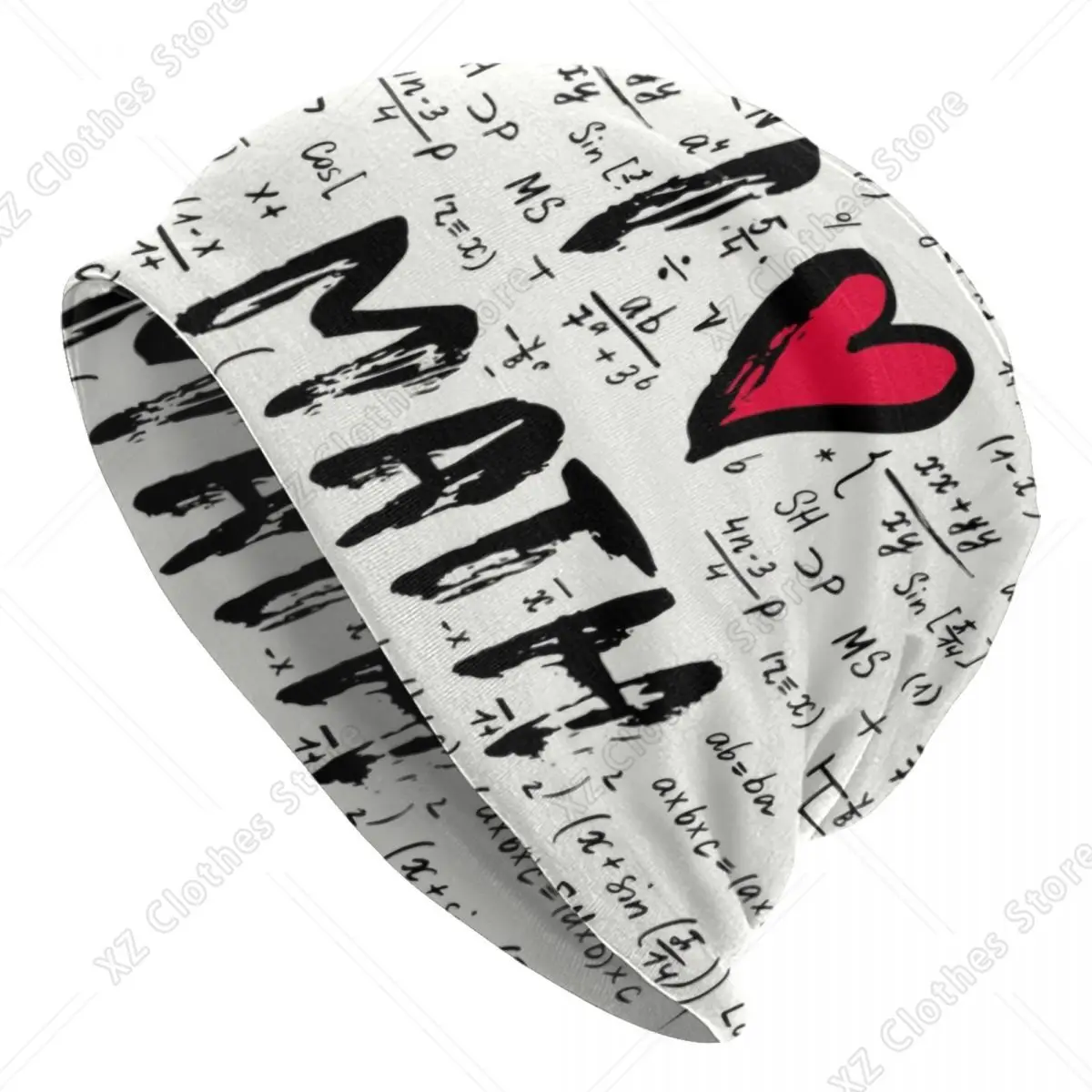 Custom Math Lovers Beanie Cap Unisex Bonnet Homme Knit Hats Street Outdoor Ski  Mathematics Teacher Skullies Beanies Caps