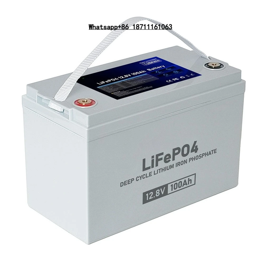 

Grade Cells 12.8V 100Ah LiFePO4 Battery Bluetooth 6000 Cycles -20-60 Operating Temp for RV Camper Solar Energy