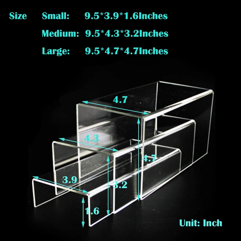 Прозрачная акриловая U-образная стойка для ювелирных изделий, игрушечная обувь, органайзер для косметики, стойка-витрина, витрина