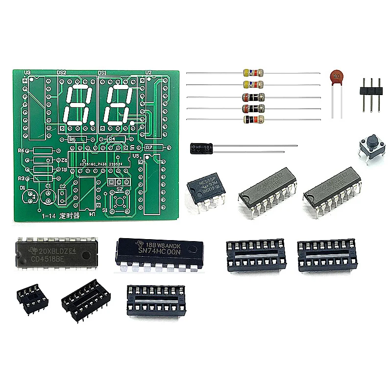 5V DIY Kits Two Bit Timer Board 2 Bit Counter DIY Electronic Kit