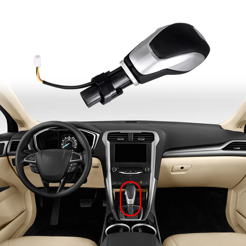 

For Ford Escape Fusion 2013-2016 Transit 2015-2020 Car Gear Shift Lever Head Knob Shifter Handle DG9Z-7213-EA, DG9Z7213-AA