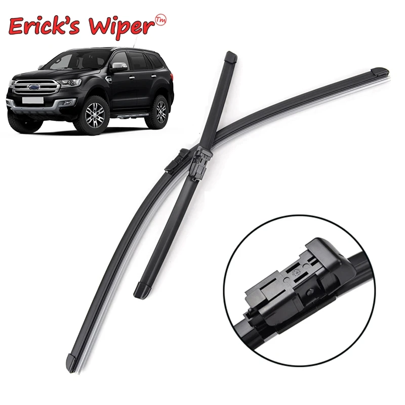 Erick's Wiper RHD Front Wiper Blades For Ford Everest MK3 2015 - 2013 Windshield Windscreen Window Car Rain Brushes 24''+15''