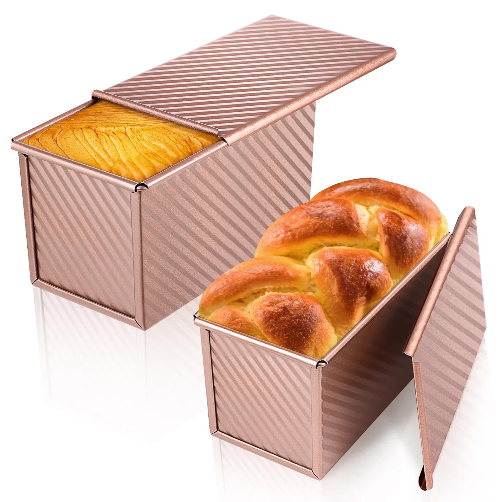 2-pezzi-teglia-per-pane-e-toast-in-acciaio-al-carbonio-antiaderente-con-capacita-1-05-lb-ondulata-per-cottura-in-forno