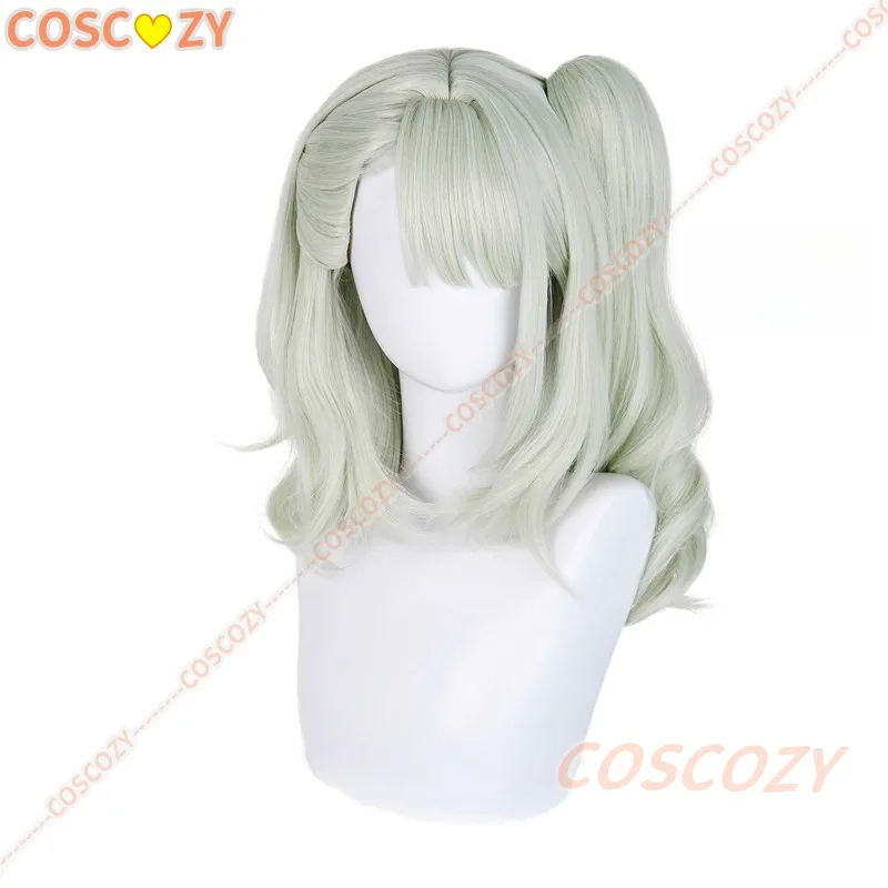 Zenless Zone Zero Virtual Idol Chinatsu Remi Cosplay Pruik Game Zenless Zone Zero Cosplay Vrouwen 40 cm Lichtgroen Paardenstaart Pruik