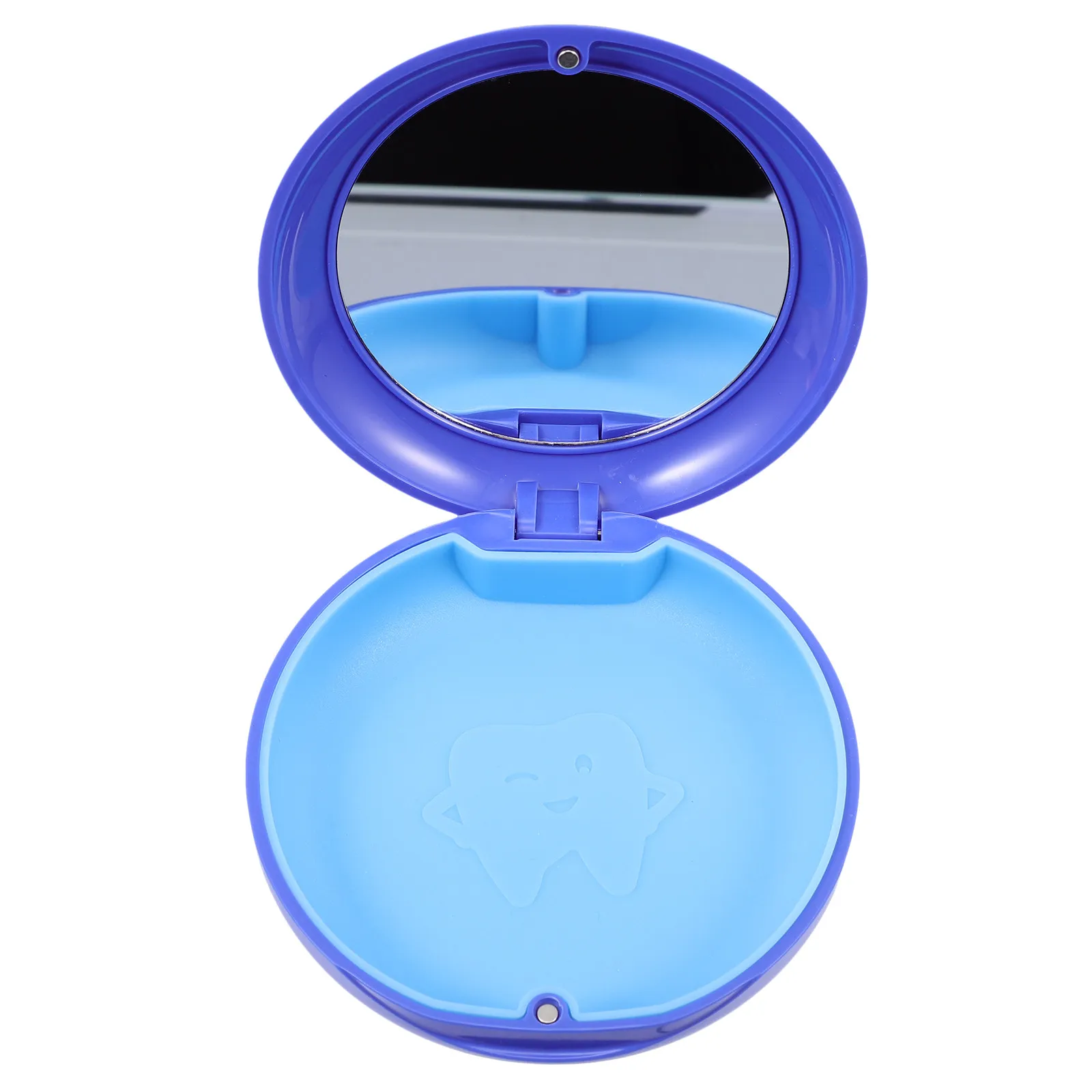 Retainer Case Compact Portable Lightweight Tooth Socket Case Mouth Guard Box False Tooth Holder Easy Clean Dentures Box