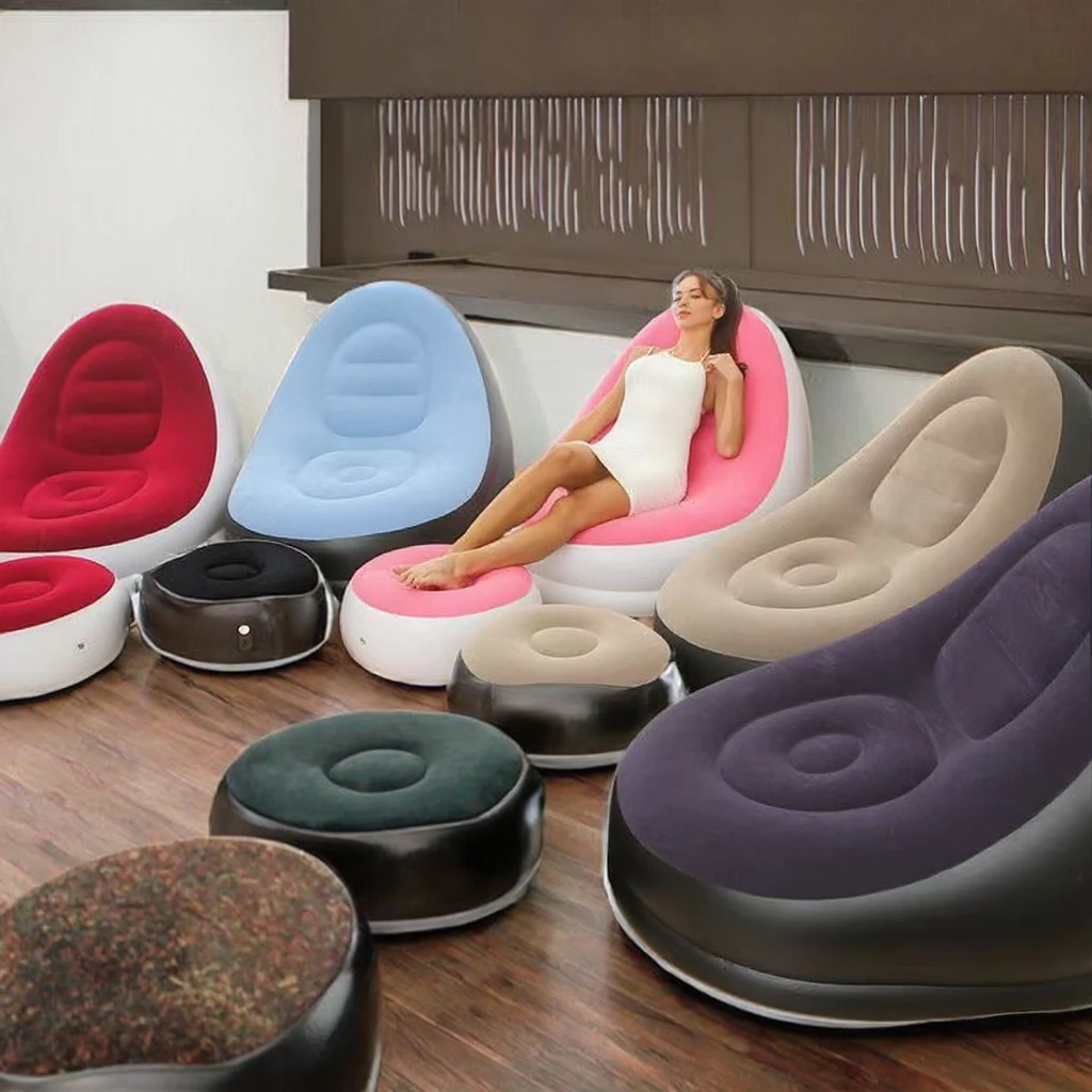 

Набор сидений для отдыха для взрослых, ленивый надувной уличный воздушный насос, диван-кровать, кресло для фильма, диван для домашнего декора