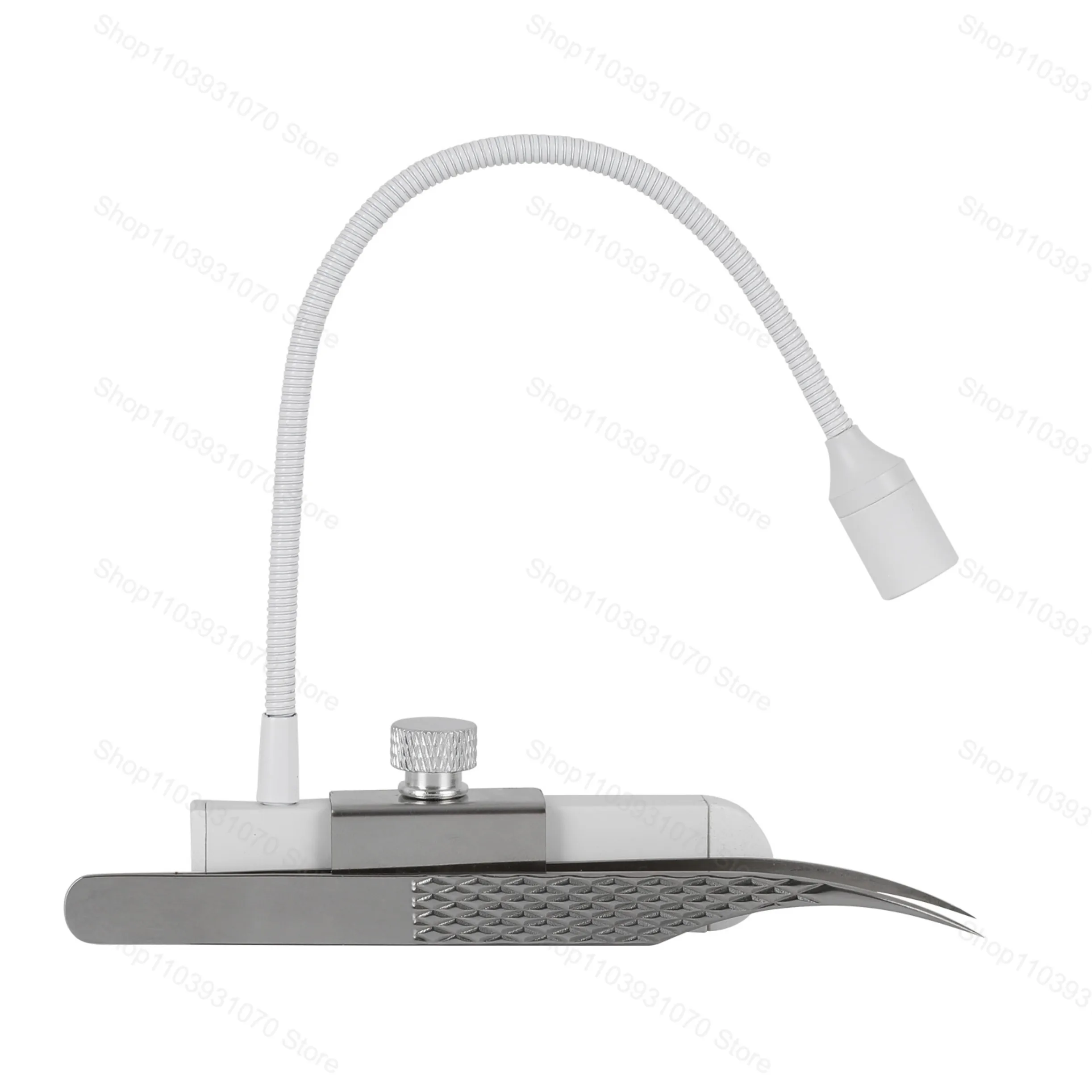 Pince à épiler portative lampe à LED pince à cils à durcissement rapide colle UV pour ongles Gel colle à cils avec pédale adaptée