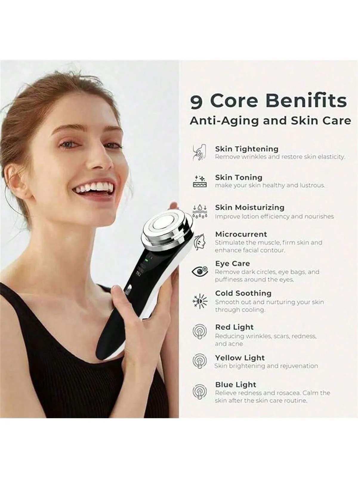 العناية بالبشرة رفع الوجه أجهزة تدليك العين رفع العناية بالبشرة تشديد تنظيف الوجه تدليك أدوات التجميل آلة الأجهزة المنزلية #1