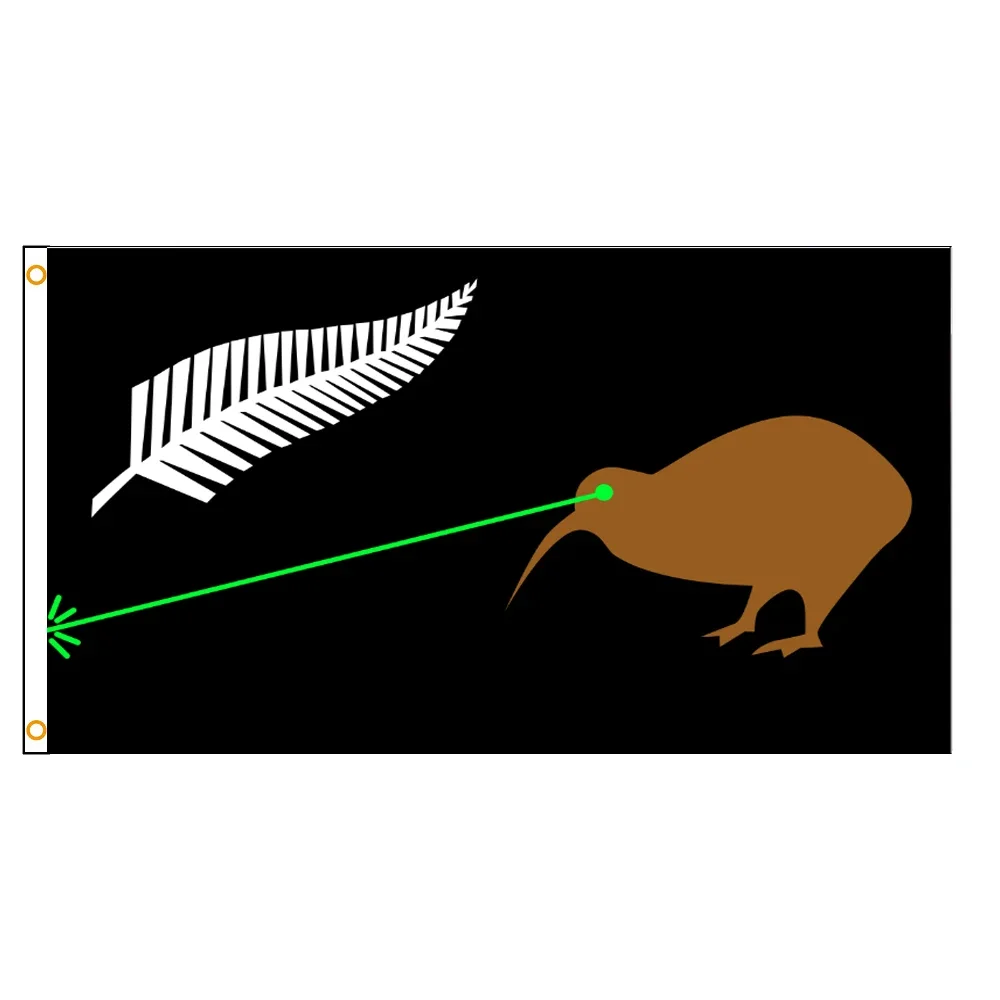 3x5 ft printed   New Zealand Kiwi Flag Polyester Printed Banner For Decor ft flag banner