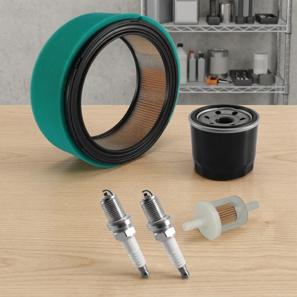 Tune-Up Kit for GT235E Featuring Air Filter with Foam Pre Cleaner Spin-On Oil Filter Fuel Filter and Two Spark
