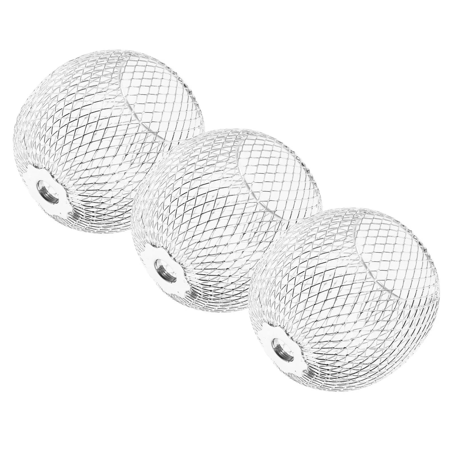 

3Pcs Metal Lampshade Hollow-Out Spherical Lamp Cover Creative Decorative Lighting Metal Light Shade Decorative Lamp Shade