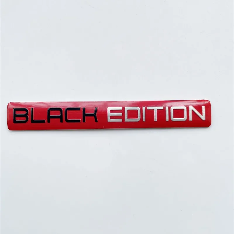 ثلاثية الأبعاد شعار الألومنيوم الأسود طبعة شعار شارة ملصق سيارة لسيارات BMW أودي مرسيدس VW تويوتا هوندا نيسان كيا اكسسوارات #6