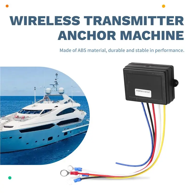 Wireless Remote Control For Windlass Trim Controller For Marine Boat Sail Accessory 2 Transmitter For Windlass